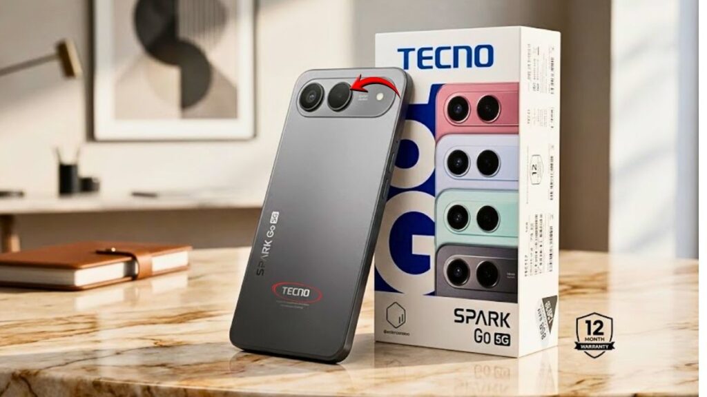 Explora el Tecno Spark Go 5G 2026 con cámara avanzada y gran pantalla